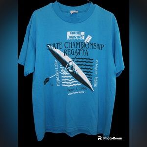 Vintage Maine regatta shirt